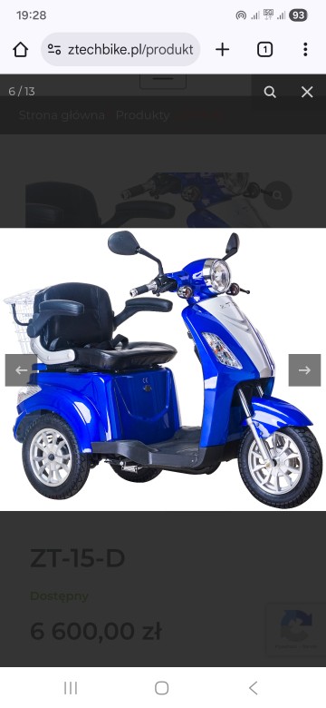 Skuter inwalidzki Z-Tech