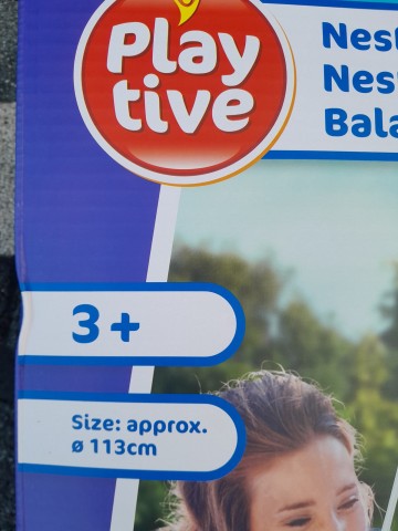 Huśtawka bocianie gniazdo, &Oslash; 113 cm. Nowa