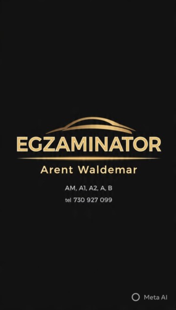 Nauka jazdy Egzaminator ARENT WALDEMAR