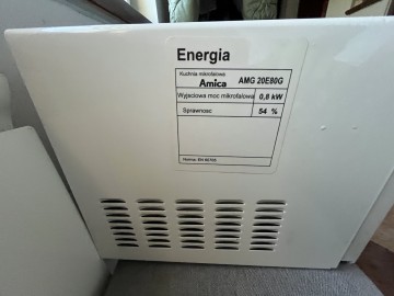 Sprzedam mikrofal&oacute;wkę Amica