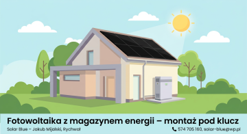 Kompletny montaż PV + magazyn energii
