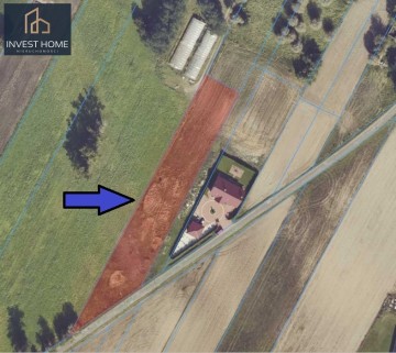 Działka z koncepcją podziału na 3 z WZ -Podgórz, gm. Kramsk