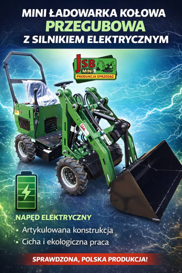 Elektryczna E Ładowarka E Koparka NOWE 2026 | JSB MINI