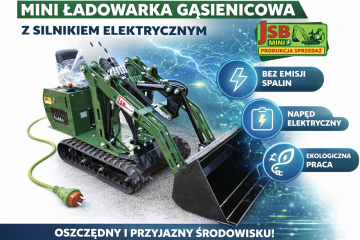 Elektryczna E Ładowarka E Koparka NOWE 2026 | JSB MINI