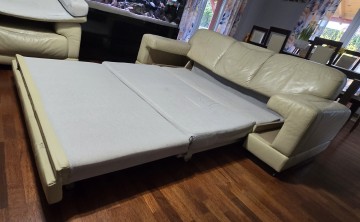 Sofa + 2 fotele skóra naturalna Meble Bydgoszcz ETAP Felix