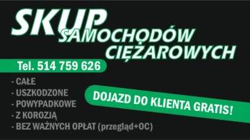 SKUP SAMOCHODÓW CIĘŻAROWYCH