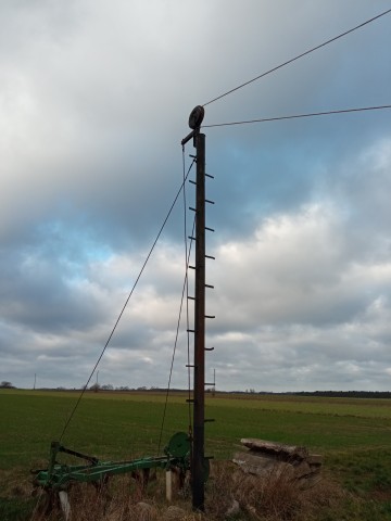 Wyciąg linowy do obornika