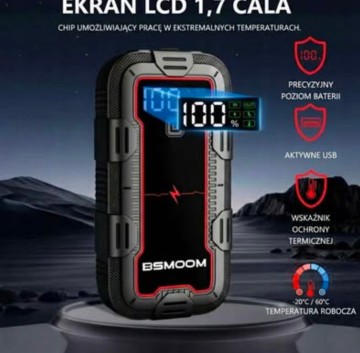 Urządzenie rozruchowe/powerbank/ booster 12800mAh