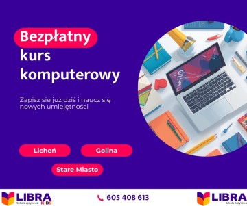 BEZPŁATNY KURS KOMPUTEROWY