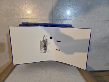 Segregator na dokumenty VauPe A4 75mm FCK 10 szt. z okuciem