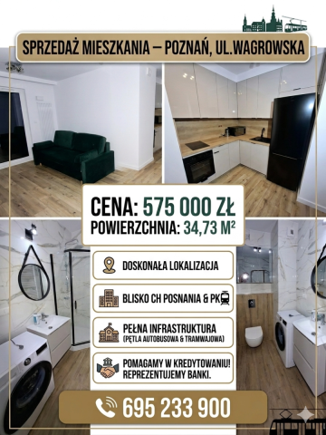 Na sprzedaż - Poznań, ul. Wagrowska | Wykończone pod klucz