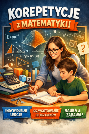 MATEMATYKA - STACJONARNIE/Z DOJAZDEM do ucznia/Online