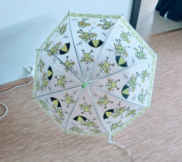 Namiot + parasol automatyczny w żabki