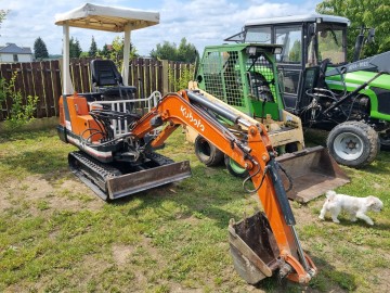 Minikoparka, koparka, kubota. Wynajmę, wypożyczę.