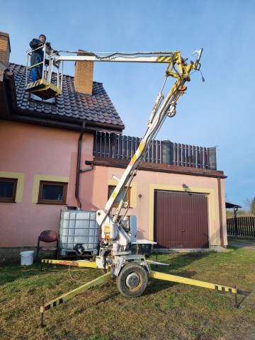 Podnośnik koszowy, zwyżka. Wynajmę, wypożyczę