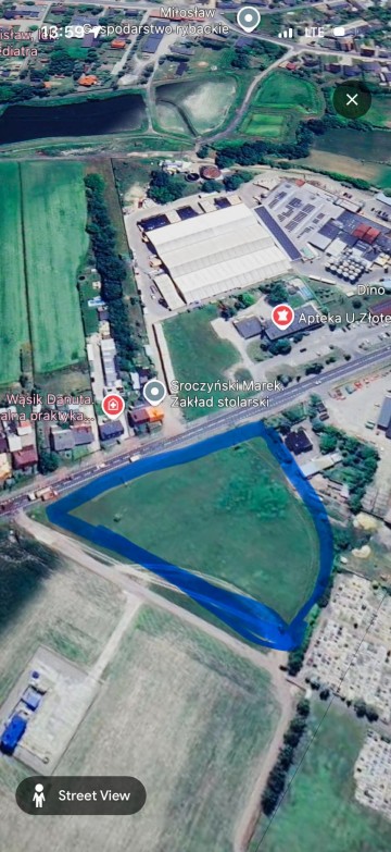 MIŁOSŁAW | DK15 | GOTOWY GRUNT POD INWESTYCJĘ
