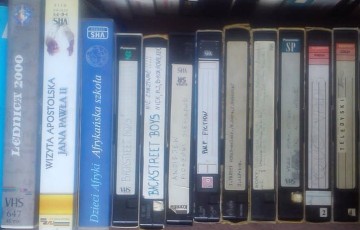 Kasety Video VHS nagrane. Zestaw 19sztuk. + Magnetofonowe