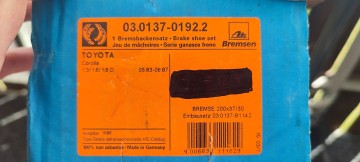 Toyota Corolla 1983-1987 - klocki hamulcowe