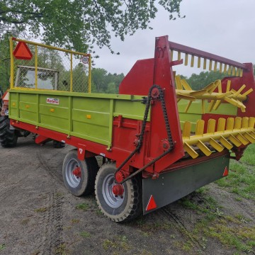Rozrzutnik obornika warfarma Polmot tandem 6 ton