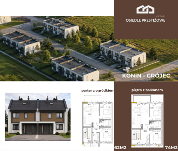 Konin-Gr&oacute;jec - dwulokalowy dom