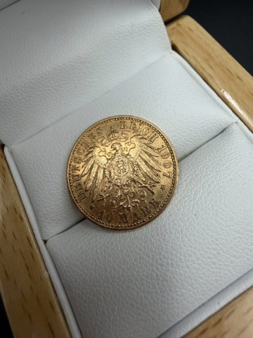 W sprzedaży Złota moneta 10 marek rok 1907 Próba 900 Waga 3.