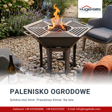 Palenisko Ogrodowe HEXAGON &ndash; solidność, kt&oacute;ra robi klimat