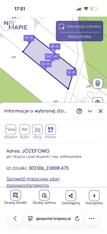 NA SPRZEDAZ DZIAŁKA JÓZEFOWO POWIAT SŁUPECKI