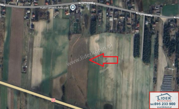 Sprzedam 2 działki rolne - 2,51 ha - Krzymów, pow. koniński