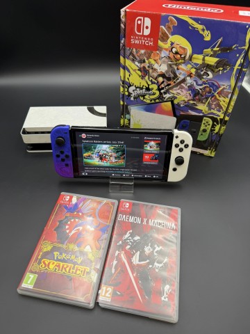 Nintendo switch Oled Splatoon 3 edition Stan: bardzo dobry,