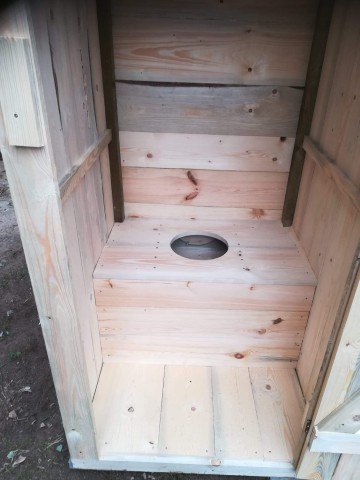 Wc Toaleta na dzialke , budowe