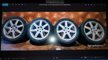akufelgi Honda Civic type R z oponami zimowymi