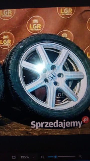 akufelgi Honda Civic type R z oponami zimowymi