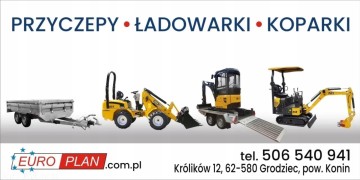 Koparka  Nex N12 Nowa z kabiną + Przyczepa !