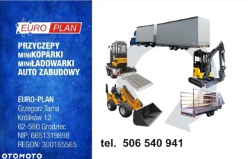 Nowa przyczepa Brenderup KIPER- 3 strony -DMC 3,5t-Gwarancja