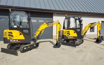 Koparka/Mini koparka NEX 1850kg YUCHAI YC18-9Yanmar