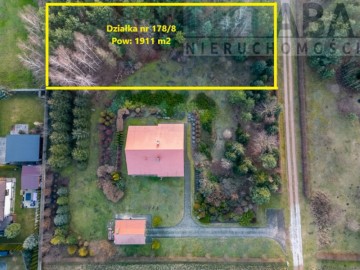 Działka budowlana 1188 m² – Powiercie, gm. Koło