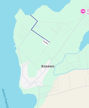Sprzedam działkę rekreacyjną | Kosewo, jezioro Powidzkie