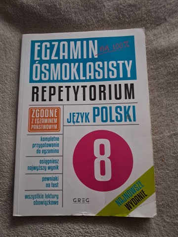 Repetytoria do egzaminu ósmoklasisty