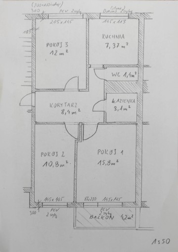 Mieszkanie 3-pokojowe, 60m2, os. ZATORZE w Koninie