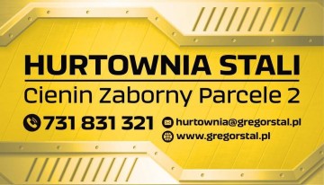 Hurtownia Stali Cienin Zaborny-Parcele 2