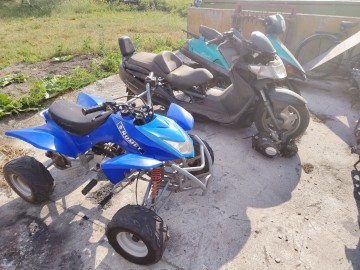 Suzuki burgman 400 Honda Bali Quad 110 1+1 Silnik Zipp
