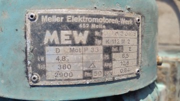 Dmuchawa Do Zboża Niemiecka Neuero 4.8 KW Komplet Rur