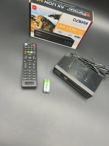 Tuner Opticum AX LION NS DVB-T2/C H.265 Komplet + gwarancja