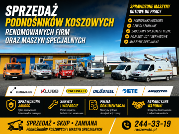 USŁUGI-WYNAJEM: podnośnik koszowy/HDS/koparka/mini-koparka