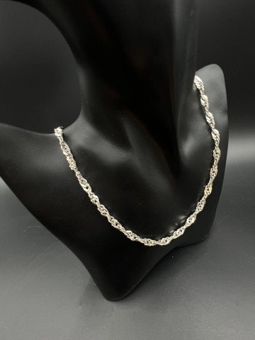 Srebrny łańcuszek    Pr&oacute;ba 925  Waga: 14.47 gram