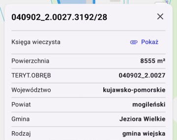 Na sprzedaż działka inwestycyjna Przyjezierze