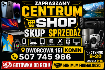 zapraszamy centrum shop MASZ NIEPOTRZEBNY SPRZĘT? ZAMIENIMY