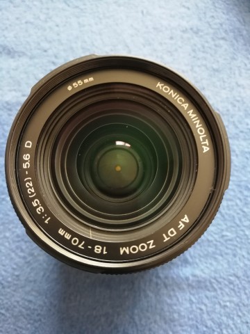 Minolta AF Zoom DT 18-70mm f/3.5-5.6 (D) jak nowy - 170 zł