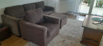 Sprzedam: wypoczynek (sofa+pufa) firma VOX