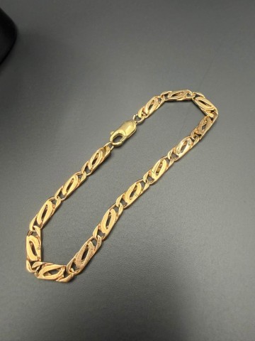 Złota bransoletka Próba 585 Waga 8.78 gram Długość 19 cm